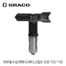 그레이코 에어리스 공용팁 외부용수성 에폭시 퍼티 고점도 도료 X25~X35, 625 (300mm 패턴폭)
