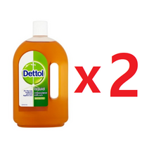 영국 데톨 안티셉틱 액체 살균 소독제 750ml x 2 Dettol Antiseptic Liquid 750ml x 2