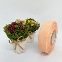 포장 리본 끈 제이제이리본 무지오간디D 15mm 25mm 40mm 28컬러 ( 길이 45M ) 공단리본, OD3