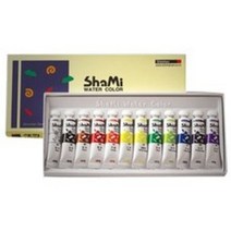 신한 샤미 수채화 물감 10ml 12색