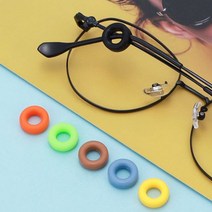 PKFARM 안경 흘러내림방지 실리콘 링 귀 통증방지 피타링, 4P, 민트