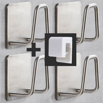 호텔식 스테인레스 수세미걸이, 4개+치약걸이 추가증정