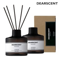 [2개세트] 디어센트 디퓨저 200ml 2개+리드스틱10p 실내방향제, 옵션선택:디어센트 릴리넥타 1+1