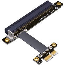 ADT-LINK Riser PCI-E 3.0 16x to x1 PCIe x16 x1 PCI 익스프레스 라이저 마이닝 그래픽 카드 연장 케이블 R13SC 25cm 전원선 포함 (전원, No Power Cable
