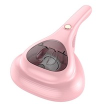 집 먼지 진드기 청소기 침구 매트리스 살균 진동 Delmar 진드기 제거 기기 가정용 침대 진공 청소기 침대 먼지 제거 진드기 휴대용 자외선 살균 흡입 진드기, 분홍