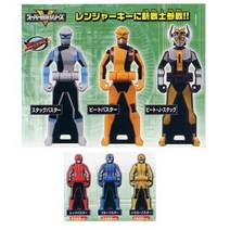 레전드 전대 시리즈 레인저 키 02 6종 세트 반다이 가챠폰