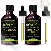 해외 마더네이처 USDA 모링가 오일 Moringa Oil 120ml x2병, 1개