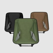 KOOLMAN(쿨맨) 초경량 그라운드 스퀘어 이너체어 캠핑의자, 스퀘어 이너체어 - 블랙, 1개