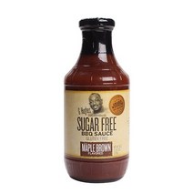 지휴즈 무설탕 BBQ 소스 메이플 브라운, 510g, 2개