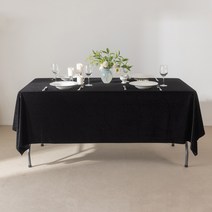 행사용벨벳테이블보 구김없고 늘어나지않는 고급벨벳소재 식탁보, 820(블랙), 연단(마감선택x)