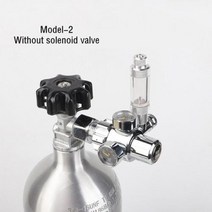 DIY 수족관 CO2 레귤레이터 마그네틱 솔레노이드 키트 체크 밸브 액세서리 리액터 제너레이터 시스템, 3+W21.8