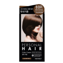 토니모리 퍼스널 헤어 컬러 크림, 8BR 베이지브라운, 9개