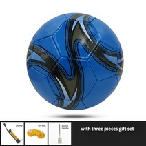 축구 작전판 전술 성인용 공 팀 스포츠 목표 경기 훈련 크기 3 4 5 공 통통 바늘, 블루 블랙 사이즈 5