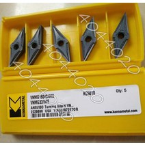 KENNAMETAL VNMG160402MS VNMG160404MS VNMG160408MS KC5010 VNMG332MS 카바이드 인서트 10PCS, [01] VNMG160402MS, [01] KC5010