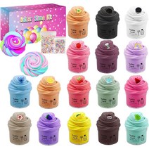 Sloueasy 버터 슬라임 16팩 세트 미국, 슬라임 키트