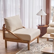 슬로2 기능성 에코 가죽 1인용 원목 소파, 에코 가죽 뉴슬로 1인용 소파(사각팔걸이), 딥브라운