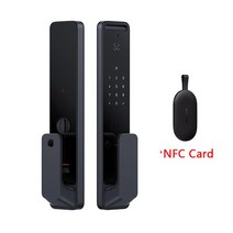 지문인식기 샤오미-스마트 도어락 X 3D 얼굴 인식 카메라 블루투스 NFC 잠금 해제 미 홈 앱으로 작동, 02 add NFC Card