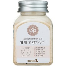 도그퓨어 강아지 수제간식 영양파우더 황태 파우더 90g, 단품