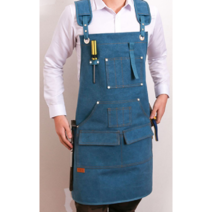 모올글래드 공업용 공방 앞치마 모음 작업실 DIY 공구 앞치마, 프리미엄 공방 앞치마 (네이비), 1개