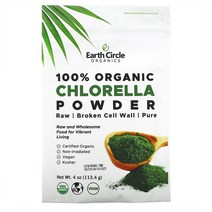 Earth Circle Organics 유기농 클로렐라 분말 113.4g(4oz)