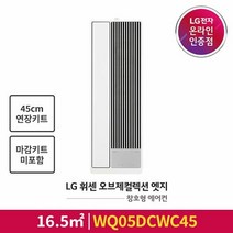 [LG전자공식인증점] 오브제컬렉션 엣지 창호형 에어컨 WQ05DCWC45 [마감키트 미포함/45cm연장키트포함], 폐가전수거있음