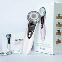 얼굴주름리프팅 땡기미 리프팅테이프 브이라인밴드 턱밴드 볼살 7 in 1 페이셜 마사지기 EMS RF 페이스 리프트 장치 미세 전류 피부 재생 광선 테라피 뷰티 기구 노화 방지 주름, [04] 5 in 1 White, 04 5 in 1 White