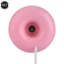 탁상용 미니 불멍 물멍 가습기 휴대용 미니 다기능 ufo 음이온 가습기 usb 공기 가습기 정수기 가정용 정수기 용 아로마 디퓨저 스팀, 분홍