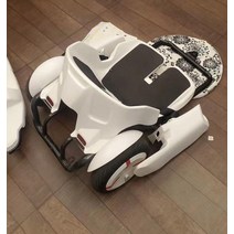 카트 리어 트레일러 리어 카시트 전동 호버보드 세그웨이 카트 고카트 드리프트 전동휠, 순백의 트레일러