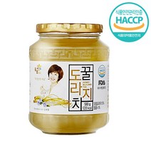 꽃샘 도라지 생강 꿀차 580g 도라지 청 생강 청 맛있는 액상 차, 580g 4병