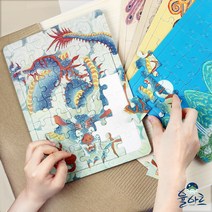 율아트 전통 민화 퍼즐, 01 일월오봉도, 35개