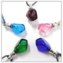 영롱 아로마 목걸이 크리스탈, 그린-원형