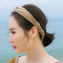 히피룩 꾸안꾸 여성 면헤어밴드 5개 에스닉스타일 네츄럴의류 아메리칸캐쥬얼 여행룩