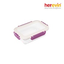 [헤르빈] 크리아 커버분리 밀폐용기 600ml 퍼플, 상세페이지 참조