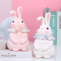 세아 토끼 저금통 귀여운 피규어 인테리어 소품 2023년 토끼띠, 엄마토끼