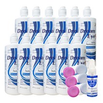 드림아이 보존액 콘택트렌즈, 12개, 350ml