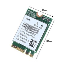 Dell 무선 1820 DW1820 WLAN WiFi 802.11AC BT 4.1 M.2 와이파이 카드 D4V21, 한개옵션0
