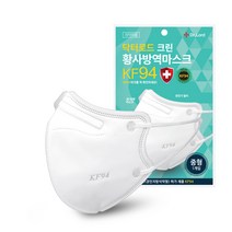닥터로드크린 중형 소형 새부리형 미세먼지 황사 유아마스크 KF94 아동마스크 어린이마스크, 1매입
