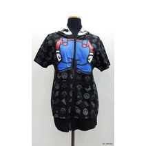 낱개 구매 가능 문의 주세요 S1017 남녀공용반팔후드집업 슈퍼마리오후드맨투맨 여자후드티 남자후드티