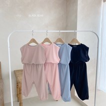 슬러시나시상하세트 여름 키즈 등원룩 일상복 블랙빈아동복