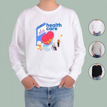 디자인티셔츠 아토 원격진료 헬스케어 건강 20 맨투맨 후드티, 후드티그레이_140