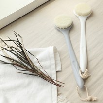미세모 바디브러쉬 등솔 샤워 목욕 등씻기, 화이트