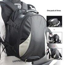 오토바이 뒷좌석 안장 가방 오토바이 탱크 가방 방수 하드 쉘 뒷좌석 다기능 탱크 보관 백팩, 29x40x15