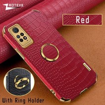 샤오미 레드미 노트 11 Zroteve 악어 패턴 가죽 링 커버 Xiaomi Redmi Note 11S 10S 10 Pro Plus Max Xiomi 5G 케이스