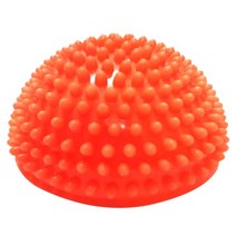 토구 트라택 요가 볼 안정제 균형 트레이너 반구 스테핑 스톤 스파이크 마사지 볼 요가 하프 볼 감각 통합 볼, 오렌지