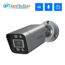 Tiananxun 8Mp 4K IP 카메라 Poe 5Mp Cctv 보안 카메라 H.265 Nvr 시스템 용 야외 방수 오디오 비디오 감시, 1Pcs 8MP POE 카메라, 협력사