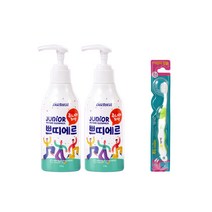 닥터이엘 쁘띠에르 어린이 키즈 불소 500ppm 딸기향 펌핑 치약 220g 초등학생 치약, 2개 + 사은품