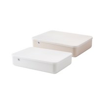 락앤락 선반 정리 수납함 6L, IVORY, 1개