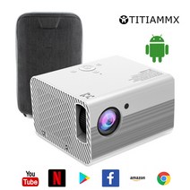 [AS]빔 프로젝터 Android 호환 4K WIFI 캠핑/침실/거실 [휴대전화/컴퓨터/PS5] T10 Pro, GT10+Bag