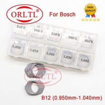 B15 B40 CR 연료 인젝터 조정 와셔 개스킷 수리 키트 Bosch, 02 B12(0.95-1.04) 50PCS, 02 B12(0.95-1.04) 50PCS