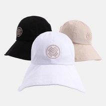테크스킨 UV 와이드 와이어 벙거지 모자, 블랙